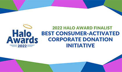 Shaw’s Cushion for St. Jude Program Named a 2022 Halo Award Finalist 