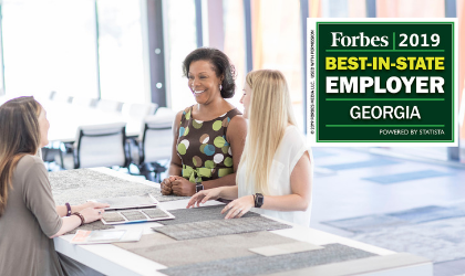 Shaw Industries Ranks Third on Forbes’ 2019 Best Employers in Georgia