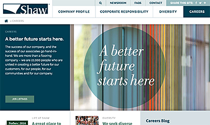 Applying with Shaw Industries – Part 1