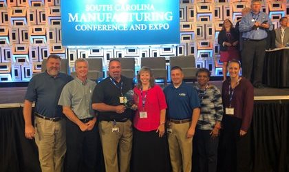 Shaw Industries Honored with Outreach Award at South Carolina Manufacturing Conference and Expo