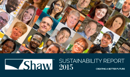 Shaw Industries Releases 2015 Sustainability Report