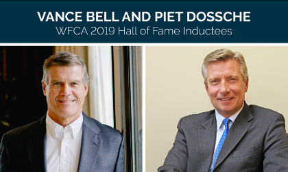 Shaw Industries Vance Bell and Piet Dossche honored as 2019 WFCA Hall of Fame Inductees