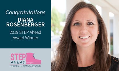 Shaw Industries’ Diana Rosenberger Receives Manufacturing Institute STEP Ahead Award