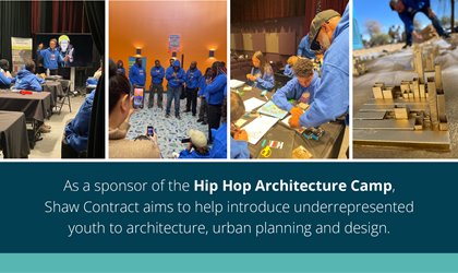 Shaw Contract underscores commitment to diversity & inclusion through Hip Hop Architecture Camp  