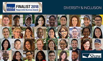Shaw Industries named a finalist for Ethical Corporation 2018 Responsible Business Awards