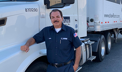 Shaw Truck Driver Inducted into NPTC/Omnitracs Driver Hall of Fame 
