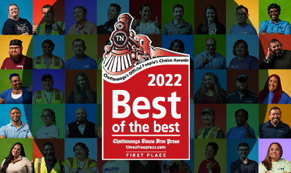 Shaw Recognized as a Best Employer in the 2022 Chattanooga Best of the Best Awards 