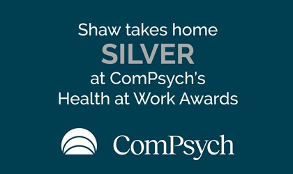 Shaw named 2025 Health at Work Award Winner by ComPsych®