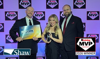 Shaw Industries Named a 2026 Training MVP Award Winner by Training Magazine 