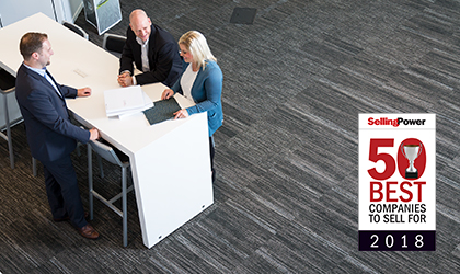 Shaw Industries Named to Selling Power’s “50 Best Companies to Sell For” List