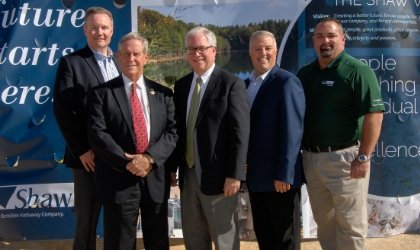 Shaw Industries Celebrates Achievements At Lexington Co., S.C. Fiber Plant